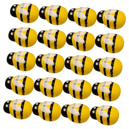 Homoyoyo 24 Stück Teiliges Holz Bienen Deko DIY Kranz Basteln Bienen Ornamente Handgefertigte Farbige Holzfiguren für Haus Gartendekoration Homoyoyo 24 Stück Teiliges Holz Bienen Deko DIY Kranz Basteln Bienen Ornamente Handgefertigte Farbige Holzfiguren für Haus Gartendekoration von Homoyoyo