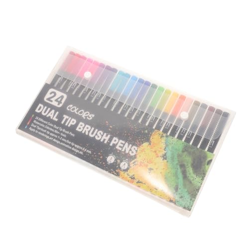 Homoyoyo 24 Stück Teiliges Malstifte Doppelseitige Filzstifte mit Dünner Spitze Wasserbasierte Marker für Keramik Stoff Holz Vielseitig für Kreativprojekte und Scrapbooking Homoyoyo 24 Stück Teiliges Malstifte Doppelseitige Filzstifte mit Dünner Spitze Wasserbasierte Marker für Keramik Stoff Holz Vielseitig für Kreativprojekte und Scrapbooking von Homoyoyo