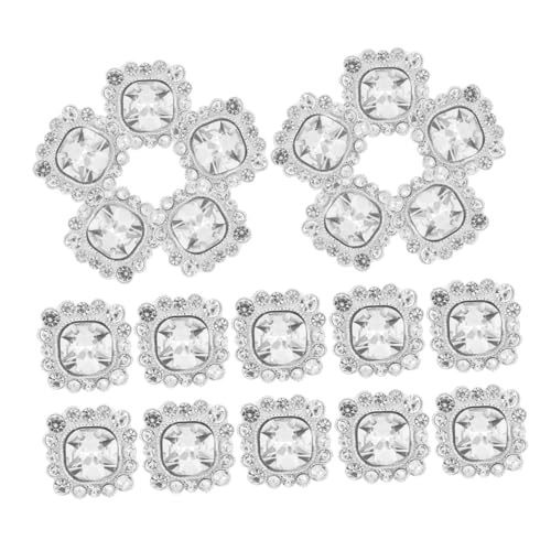 Homoyoyo 24 Stück Teiliges Silberne Kristall Rhinestone Nähknöpfe mit Ösen Funkelnde Verzierungen für Hochzeitskleider DIY Bastelarbeiten Kleidung Taschen und Dekoration Homoyoyo 24 Stück Teiliges Silberne Kristall Rhinestone Nähknöpfe mit Ösen Funkelnde Verzierungen für Hochzeitskleider DIY Bastelarbeiten Kleidung Taschen und Dekoration von Homoyoyo