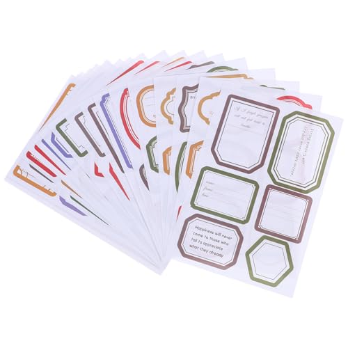 Homoyoyo 24 Stück Vintage Memo Pads Retro Notizen Aufkleber für Journaling Scrapbooking für Büro und Zuhause Kreative Gestaltungsmöglichkeiten und Persönliche Notizen von Homoyoyo