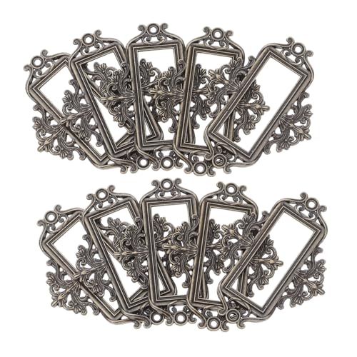Homoyoyo 24 Stück Vintage Metall Etikettenhalter Rechteckige Schubladenkartenrahmen Robuste Beschriftung für Büro Aktenordner Metallrahmen zur Organisation von Schubladen und Regalen Homoyoyo 24 Stück Vintage Metall Etikettenhalter Rechteckige Schubladenkartenrahmen Robuste Beschriftung für Büro Aktenordner Metallrahmen zur Organisation von Schubladen und Regalen von Homoyoyo