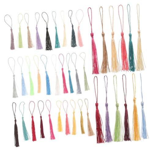 Homoyoyo 240 Stück Mini Soft Quasten für DIY Bastelprojekte Leichte Kleine Quasten für Ohrringe Schmuckherstellung und Kreative Accessoires Handgefertigt Bunte Farben von Homoyoyo