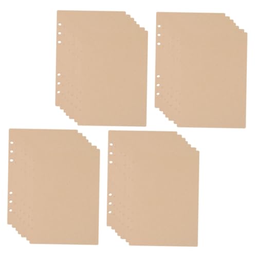 Homoyoyo 240 Stück Nachfüllpapier Blanko Kraftpapier Refill Loose-leaf Einlagen Nachfüllbare Notizbuchseiten für Schule Büro Studium Ringbuch Organizer Homoyoyo 240 Stück Nachfüllpapier Blanko Kraftpapier Refill Loose-leaf Einlagen Nachfüllbare Notizbuchseiten für Schule Büro Studium Ringbuch Organizer von Homoyoyo