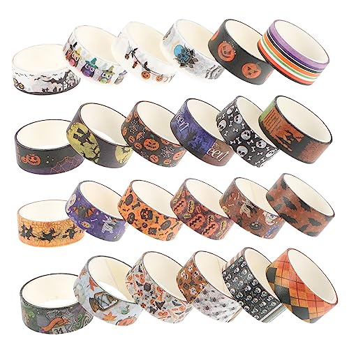 Homoyoyo 24Rollen Halloween Washi Tape Pro Dekorative Klebebänder Für Handkonto DIY Bastelprojekte Und Scrapbooking Supplies Homoyoyo 24Rollen Halloween Washi Tape Pro Dekorative Klebebänder Für Handkonto DIY Bastelprojekte Und Scrapbooking Supplies von Homoyoyo
