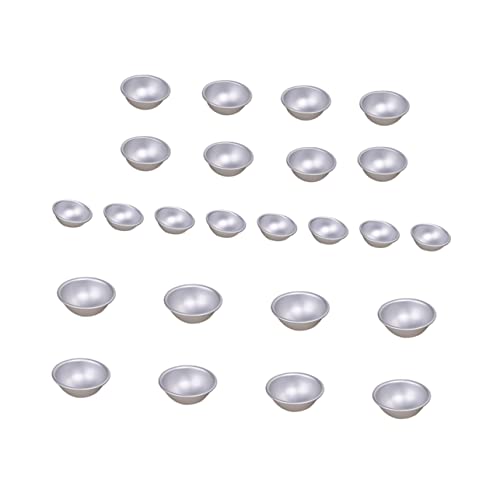 Homoyoyo 24Stücke Halbkugel Badesalzbombenform DIY Backwerkzeug Für Badezusätze Halbkugelform Für Badebomben Für Wellness von Homoyoyo