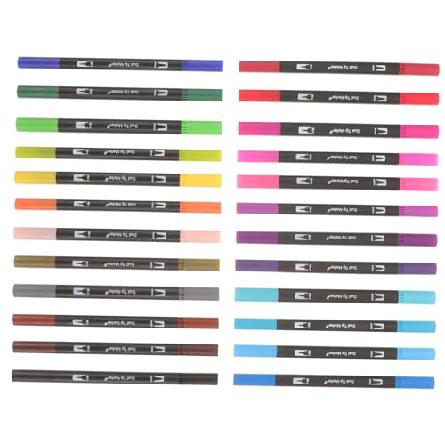 Homoyoyo 24Stücke Wasserfarbe Stifte Für Doppelseitige Marker Für Keramik Holz Stoff Und Metall Kreative Malwerkzeuge Für Kunstprojekte Homoyoyo 24Stücke Wasserfarbe Stifte Für Doppelseitige Marker Für Keramik Holz Stoff Und Metall Kreative Malwerkzeuge Für Kunstprojekte von Homoyoyo
