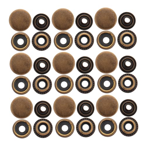 Homoyoyo 25 Sätze Antike Druckknöpfe Metall Snaps für Zelte Planen und Canopies Multifunktionale und Strapazierfähige Befestigungen Schnelles Anbringen von Stoffen Homoyoyo 25 Sätze Antike Druckknöpfe Metall Snaps für Zelte Planen und Canopies Multifunktionale und Strapazierfähige Befestigungen Schnelles Anbringen von Stoffen von Homoyoyo