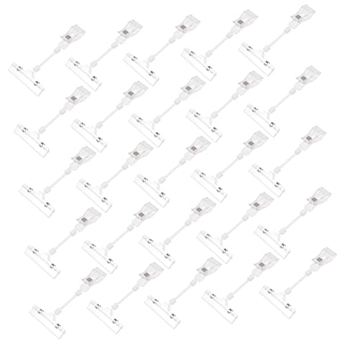 Homoyoyo 25 Stück Drehbarer Schildhalterclip Doppelt Einstellbar Fan-shop Clip-zeichen Rotierend Einzelhandel Klein Drehen Clip Für Warenanhänger Aus Kunststoff Schwenkbarer Preisclip P.s Homoyoyo 25 Stück Drehbarer Schildhalterclip Doppelt Einstellbar Fan-shop Clip-zeichen Rotierend Einzelhandel Klein Drehen Clip Für Warenanhänger Aus Kunststoff Schwenkbarer Preisclip P.s von Homoyoyo