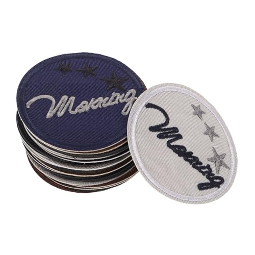 Homoyoyo 25 Stück Englische Bestickte Bügelflicken für Schuhe und Kleidung Diy Applikationen mit Hitzeaktivierbarem Kleber Vielseitige Reparatur und Dekorationspatches für Jeans Jacken Hüte Homoyoyo 25 Stück Englische Bestickte Bügelflicken für Schuhe und Kleidung Diy Applikationen mit Hitzeaktivierbarem Kleber Vielseitige Reparatur und Dekorationspatches für Jeans Jacken Hüte von Homoyoyo