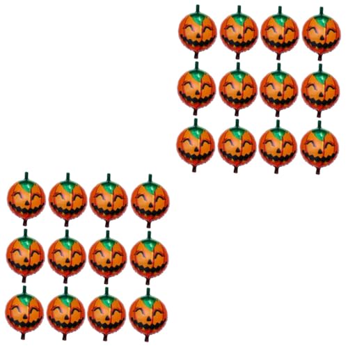 Homoyoyo 25 Stück Halloween Kürbis Luftballons Aus Aluminium - Perfekte Party-Dekoration Für Süßes Oder Saures Ideal Für Und – Leuchtendes Orange Homoyoyo 25 Stück Halloween Kürbis Luftballons Aus Aluminium - Perfekte Party-Dekoration Für Süßes Oder Saures Ideal Für Und – Leuchtendes Orange von Homoyoyo