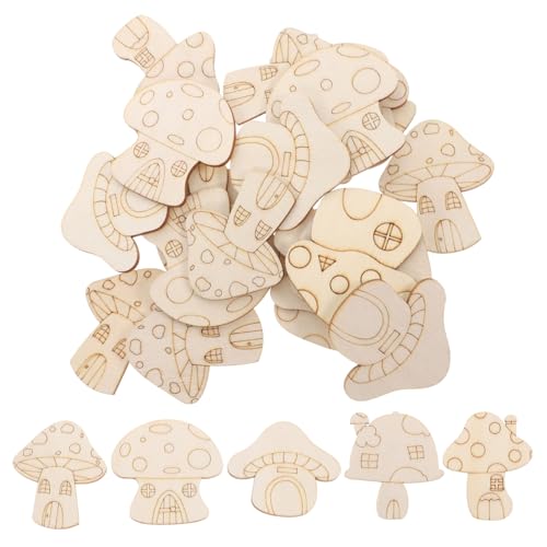 Homoyoyo 25 Stück Pilzholzscheiben Form Unvollendete Pilzausschnitte Handwerkshandwerk Projekt Verzierungen Aus Pilzholz Holzmalerei Selber Machen Leer Dekoration Pappelbrett Beige Homoyoyo 25 Stück Pilzholzscheiben Form Unvollendete Pilzausschnitte Handwerkshandwerk Projekt Verzierungen Aus Pilzholz Holzmalerei Selber Machen Leer Dekoration Pappelbrett Beige von Homoyoyo
