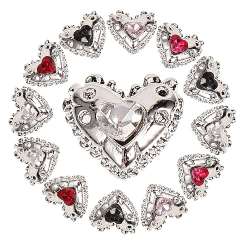 Homoyoyo 25 Stück Teiliges Herz Nagel Charms Nail Art Schmuck DIY Maniküre Zubehör für Frauen Nail Rhinestones Nageldekorationen Klein Einfach Anzuwenden Homoyoyo 25 Stück Teiliges Herz Nagel Charms Nail Art Schmuck DIY Maniküre Zubehör für Frauen Nail Rhinestones Nageldekorationen Klein Einfach Anzuwenden von Homoyoyo