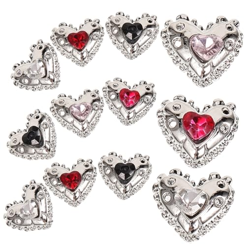 Homoyoyo 25 Stück Teiliges Herz Nail Charms Kleinen Strasssteinen Langelebig und Verformungsfrei für DIY Nail Art und Fake Geeignet für Maniküre zu Hause und Professionelle Anwendungen Homoyoyo 25 Stück Teiliges Herz Nail Charms Kleinen Strasssteinen Langelebig und Verformungsfrei für DIY Nail Art und Fake Geeignet für Maniküre zu Hause und Professionelle Anwendungen von Homoyoyo