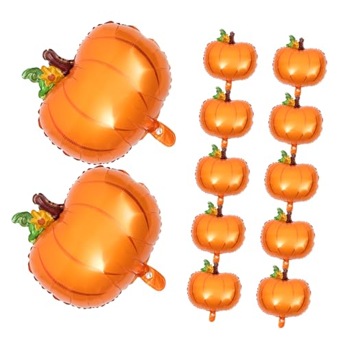 Homoyoyo 25 Stück Teiliges Kürbis Folienballon Langlebige Wiederverwendbare Thanksgiving Deko Glänzende Orangefarbene Herbst Luftballons für Partys Innen Außenbereich Lebendige Homoyoyo 25 Stück Teiliges Kürbis Folienballon Langlebige Wiederverwendbare Thanksgiving Deko Glänzende Orangefarbene Herbst Luftballons für Partys Innen Außenbereich Lebendige von Homoyoyo