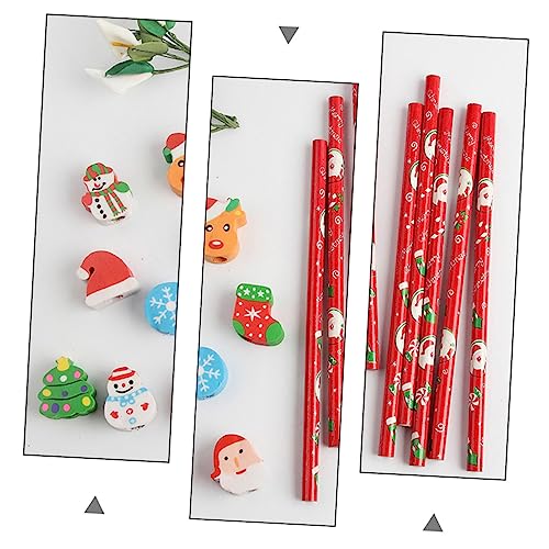 Homoyoyo 25 Stück Teiliges Weihnachts Bleistiftset mit Radiergummi Bunte Cartoon Stifte für Umweltfreundliche Holzbleistifte mit Schadstofffreiem Radiergummi und Lernförderung Homoyoyo 25 Stück Teiliges Weihnachts Bleistiftset mit Radiergummi Bunte Cartoon Stifte für Umweltfreundliche Holzbleistifte mit Schadstofffreiem Radiergummi und Lernförderung von Homoyoyo