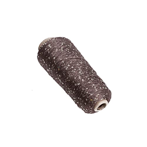 Homoyoyo 250G Glitzer Baumwollgarn Hochwertiges Häkel Und Strickgarn Für Bastelprojekte Für Decken Schals Mützen Und Mehr Baumwolle Vielseitig von Homoyoyo