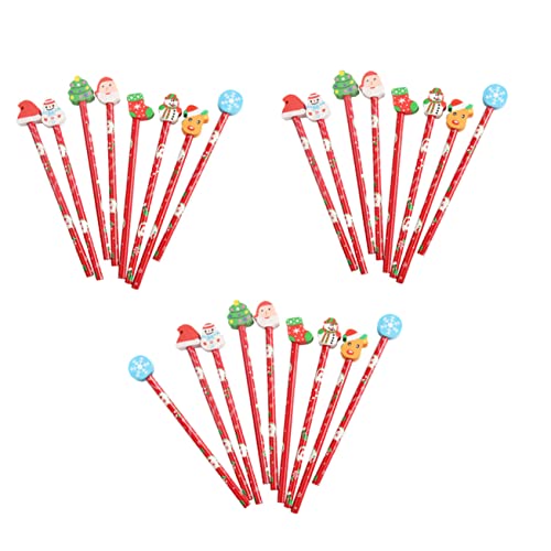 Homoyoyo 25Stücke Weihnachtsbleistifte Mit Radiergummi Kunterbunte Cartoon Motive Für Schulbedarf Und Weihnachtsgeschenke Homoyoyo 25Stücke Weihnachtsbleistifte Mit Radiergummi Kunterbunte Cartoon Motive Für Schulbedarf Und Weihnachtsgeschenke von Homoyoyo