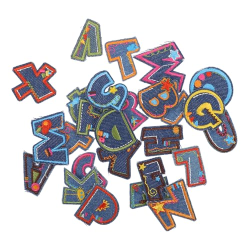 Homoyoyo 26 Stück Buntes Brief Patch Bügeln Auf Flecken Für Kleidung Stickbriefmuster Farbige Kleidungsflecken Kleiderflicken Selber Machen Buchstaben Aus Stoff Jeans-patch Gefühlt Homoyoyo 26 Stück Buntes Brief Patch Bügeln Auf Flecken Für Kleidung Stickbriefmuster Farbige Kleidungsflecken Kleiderflicken Selber Machen Buchstaben Aus Stoff Jeans-patch Gefühlt von Homoyoyo