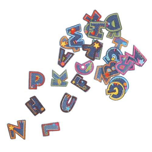 Homoyoyo 26 Stück Buntes Brief Patch Flicken Aufnähen Flicken Für Hosen Stickbuchstaben Aufbügeln Bekleidungszubehör Mit Buchstaben Reparaturflicken Für Kleidung Gestickte Aufnäher Gefühlt Homoyoyo 26 Stück Buntes Brief Patch Flicken Aufnähen Flicken Für Hosen Stickbuchstaben Aufbügeln Bekleidungszubehör Mit Buchstaben Reparaturflicken Für Kleidung Gestickte Aufnäher Gefühlt von Homoyoyo