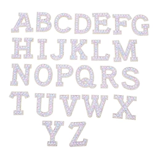 Homoyoyo 26 Stück Teiliges Alphabet Bügelpatches Bestickte Iron Patches mit Farbigen Perlen und Farbverlauf zum Aufbügeln und Reparieren von Jeans Kleidung Taschen DIY Dekoration Homoyoyo 26 Stück Teiliges Alphabet Bügelpatches Bestickte Iron Patches mit Farbigen Perlen und Farbverlauf zum Aufbügeln und Reparieren von Jeans Kleidung Taschen DIY Dekoration von Homoyoyo