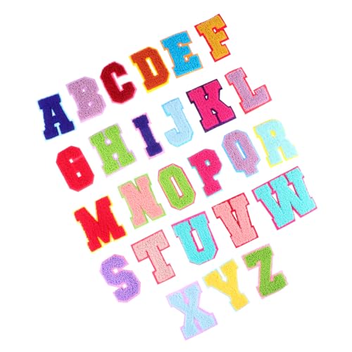 Homoyoyo 26 Stück Teiliges Buchstaben Stickapplikationen aus Bügelfeste Farbenfrohe DIY Aufnäher für Kleidung Taschen Hüte Jeans Modische und Langlebige Buchstaben patches Homoyoyo 26 Stück Teiliges Buchstaben Stickapplikationen aus Bügelfeste Farbenfrohe DIY Aufnäher für Kleidung Taschen Hüte Jeans Modische und Langlebige Buchstaben patches von Homoyoyo