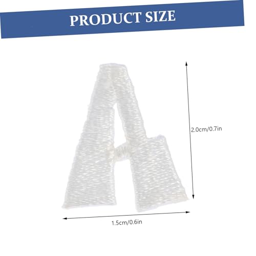 Homoyoyo 26 Stück Teiliges Buchstaben Stoffapplikationen Weiß zum Aufnähen Kleidung Reparatur Patches für Jeans DIY Textil Dekoration Kompakt und Vielseitig für Erwachsene Homoyoyo 26 Stück Teiliges Buchstaben Stoffapplikationen Weiß zum Aufnähen Kleidung Reparatur Patches für Jeans DIY Textil Dekoration Kompakt und Vielseitig für Erwachsene von Homoyoyo