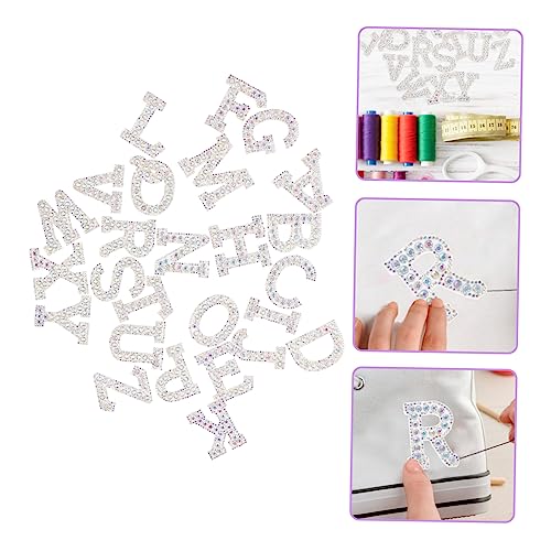 Homoyoyo 26 Stück Teiliges Bügelbuchstaben mit Strasssteinverzierung Selbstklebende Flexible Buchstaben Patches zum Aufbügeln und Nähen Textilien für Kleidung Taschen und DIY Dekoration Homoyoyo 26 Stück Teiliges Bügelbuchstaben mit Strasssteinverzierung Selbstklebende Flexible Buchstaben Patches zum Aufbügeln und Nähen Textilien für Kleidung Taschen und DIY Dekoration von Homoyoyo
