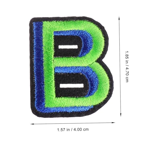 Homoyoyo 26 Stück Teiliges Bügelflicken Buchstaben Aufnäher zum Aufbügeln und Aufnähen für Kleidung Jeans Hüte DIY Stickerei Patches mit Heißschmelzendem Kleber Langlebiges Stickmaterial Homoyoyo 26 Stück Teiliges Bügelflicken Buchstaben Aufnäher zum Aufbügeln und Aufnähen für Kleidung Jeans Hüte DIY Stickerei Patches mit Heißschmelzendem Kleber Langlebiges Stickmaterial von Homoyoyo