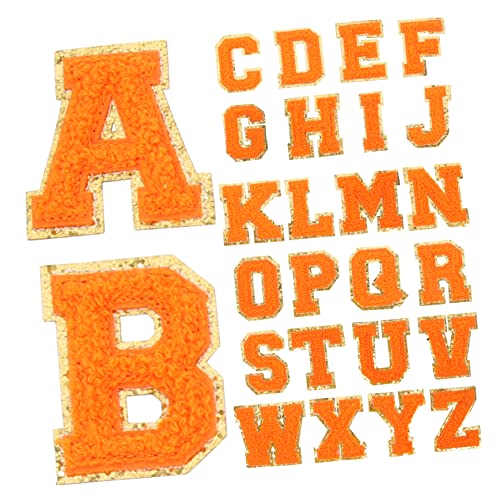 Homoyoyo 26 Stück Teiliges Chenille Buchstaben Aufbügel Patch Orange zum Aufbügeln und Nähen Kleidung Rucksäcke und DIY Dekoration Strapazierfähige Weiche Stoffapplikationen für Homoyoyo 26 Stück Teiliges Chenille Buchstaben Aufbügel Patch Orange zum Aufbügeln und Nähen Kleidung Rucksäcke und DIY Dekoration Strapazierfähige Weiche Stoffapplikationen für von Homoyoyo