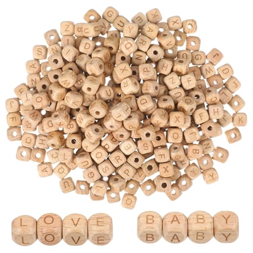 Homoyoyo 260 Stk. Buchenalphabet Buchstabenperlen Masse lose Perle 26 Buchstabenperlen Perlenbriefe Würfel Holzperlen Bastelperle aus Holz Briefperlen Blockbuchstabenperlen ABC-Perlen Beige Homoyoyo 260 Stk. Buchenalphabet Buchstabenperlen Masse lose Perle 26 Buchstabenperlen Perlenbriefe Würfel Holzperlen Bastelperle aus Holz Briefperlen Blockbuchstabenperlen ABC-Perlen Beige von Homoyoyo