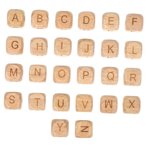 Homoyoyo 260 Stk. Lose Buchstabenperlen aus Natürlichem Buchenholz Quadratische Holzperlen mit Anfangsbuchstaben für Schmuckherstellung Diy Bastelprojekte Kinderbildung und Kreative Homoyoyo 260 Stk. Lose Buchstabenperlen aus Natürlichem Buchenholz Quadratische Holzperlen mit Anfangsbuchstaben für Schmuckherstellung Diy Bastelprojekte Kinderbildung und Kreative von Homoyoyo