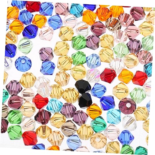 Homoyoyo 280Stücke Bunte Glasperlen zum Basteln Facettierte Schmuckperlen für Armbänder und DIY Projekte Kristallperlen Verschiedenen Farben Sicher und Langlebig von Homoyoyo