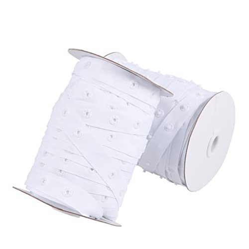Homoyoyo 2Rollen Druckknopf Gurtband mit Unterschnalle und Weiblicher Schnalle für Vorhänge und Steppdecken Weiß Langlebig und Einfach zu Verwenden Homoyoyo 2Rollen Druckknopf Gurtband mit Unterschnalle und Weiblicher Schnalle für Vorhänge und Steppdecken Weiß Langlebig und Einfach zu Verwenden von Homoyoyo