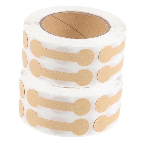Homoyoyo 2Rollen Selbstklebende Hüllsiegelaufkleber Braune Geschenketiketten für Schmuckverpackungen Dichtungs und Preisschilder für Geschenktüten und Grußkarten Homoyoyo 2Rollen Selbstklebende Hüllsiegelaufkleber Braune Geschenketiketten für Schmuckverpackungen Dichtungs und Preisschilder für Geschenktüten und Grußkarten von Homoyoyo