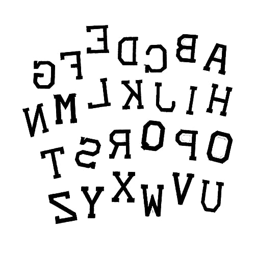 Homoyoyo 2Sätze Patches Bestickte Alphabet Aufnäher für Kleidung DIY Nähzubehör zur Dekoration Selbstklebend für Textilien und Reparaturen Homoyoyo 2Sätze Patches Bestickte Alphabet Aufnäher für Kleidung DIY Nähzubehör zur Dekoration Selbstklebend für Textilien und Reparaturen von Homoyoyo