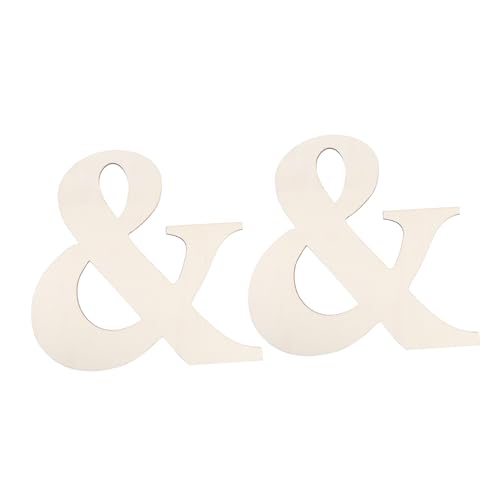 Homoyoyo 2Stücke DIY Holzbuchstaben Leere Holzscheiben zum Bemalen und Gestalten für Kreative Projekte und Dekoration Cafés und Restaurants Homoyoyo 2Stücke DIY Holzbuchstaben Leere Holzscheiben zum Bemalen und Gestalten für Kreative Projekte und Dekoration Cafés und Restaurants von Homoyoyo