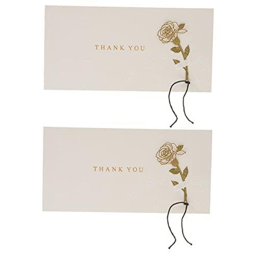 Homoyoyo 2Stücke Dankeskarten für Hochzeit Babyparty Thanksgiving Elegante Leere Klappkarten mit Umschlägen für Persönliche Nachrichten Homoyoyo 2Stücke Dankeskarten für Hochzeit Babyparty Thanksgiving Elegante Leere Klappkarten mit Umschlägen für Persönliche Nachrichten von Homoyoyo