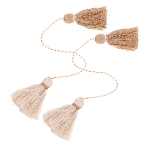 Homoyoyo 2Stücke Dekorative Quasten DIY Accessoires Für Vorhänge Doppelende Quasten Und Quasten Für Handwerk Und Dekoration Vielseitig Einsetzbar von Homoyoyo