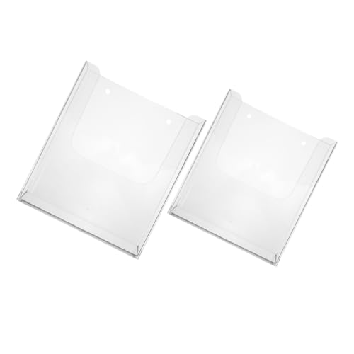 Homoyoyo 2Stücke Dokumentenhalter zur Wandmontage Flexibler Prospektständer für Unterlagen Stabiler Zeitschriften Organizer für Büro und Zuhause Langlebig und Elegant Homoyoyo 2Stücke Dokumentenhalter zur Wandmontage Flexibler Prospektständer für Unterlagen Stabiler Zeitschriften Organizer für Büro und Zuhause Langlebig und Elegant von Homoyoyo