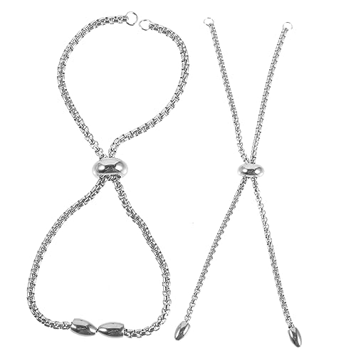 Homoyoyo 2Stücke Einstellbare Armbänder Für DIY Schmuckdesign Minimalistische Handgelenkdekoration Für Frauen Schicke Armbänder Homoyoyo 2Stücke Einstellbare Armbänder Für DIY Schmuckdesign Minimalistische Handgelenkdekoration Für Frauen Schicke Armbänder von Homoyoyo