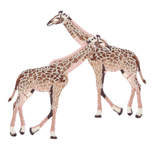 Homoyoyo 2Stücke Giraffen Stickerei Patch DIY Applikationen für Kleidung Tierische Aufnäher für Hüte Taschen Schuhe und Mehr Einfach zu Bügeln Modisches Design Homoyoyo 2Stücke Giraffen Stickerei Patch DIY Applikationen für Kleidung Tierische Aufnäher für Hüte Taschen Schuhe und Mehr Einfach zu Bügeln Modisches Design von Homoyoyo