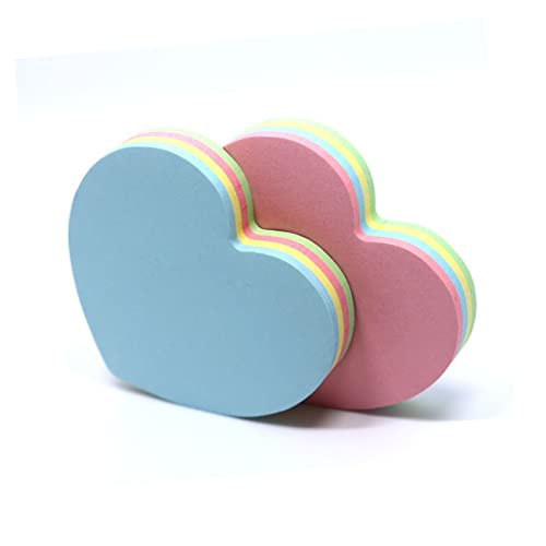 Homoyoyo 2Stücke Herzförmige Haftnotizen Pack Selbstklebende Notizzettel Zufälligen für Markierungen und Erinnerungen Kühlschrank Schreibtisch und Kalender Homoyoyo 2Stücke Herzförmige Haftnotizen Pack Selbstklebende Notizzettel Zufälligen für Markierungen und Erinnerungen Kühlschrank Schreibtisch und Kalender von Homoyoyo