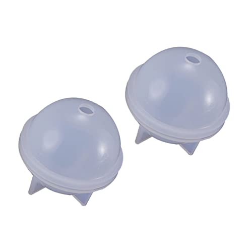 Homoyoyo 2Stücke Kristall Epoxidharz Ballformen Silikonformen für DIY Schmuck und Dekoration Einfach zu Bedienen und Leicht zu Reinigen für Fondant von Homoyoyo