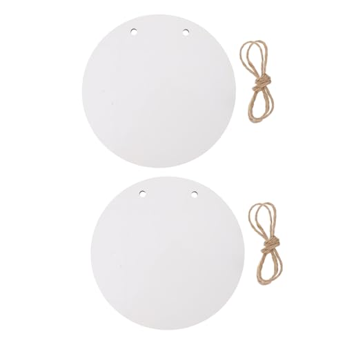 Homoyoyo 2Stücke Leere Hölzerne Plaketten für DIY Handwerk Hängendes Sublimation für Tür und Raumdekoration im Innen und Außenbereich Homoyoyo 2Stücke Leere Hölzerne Plaketten für DIY Handwerk Hängendes Sublimation für Tür und Raumdekoration im Innen und Außenbereich von Homoyoyo