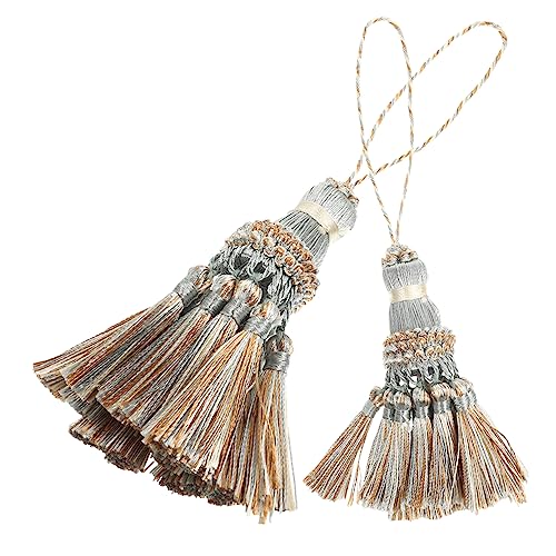 Homoyoyo 2Stücke Quasten Vorhanganhänger DIY Quastendekoration Für Vorhänge Handgefertigte Tassel Anhänger Für Stilvolle Fensterdekoration Und Einrichtung Homoyoyo 2Stücke Quasten Vorhanganhänger DIY Quastendekoration Für Vorhänge Handgefertigte Tassel Anhänger Für Stilvolle Fensterdekoration Und Einrichtung von Homoyoyo