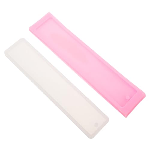 Homoyoyo 2Stücke Silikon Lesezeichenform DIY Epoxidharz Bastelset Silikonformen Für Lesezeichen Werkzeug Zur Herstellung Von Individuellen Lesezeichen Bastelbedarf von Homoyoyo