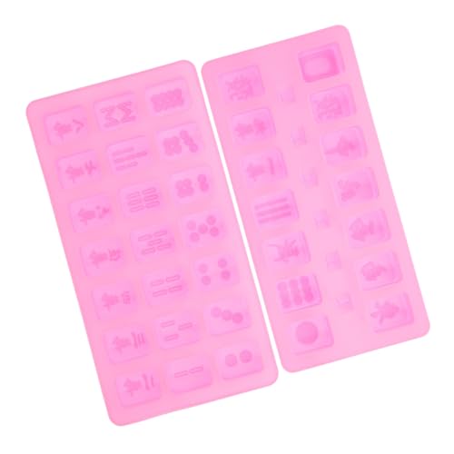 Homoyoyo 2Stücke Silikon Mahjong und Gießformen DIY Epoxidharz Formen für Kunsthandwerk Vielseitige Silikonformen zur Personalisierten Gestaltung von Mahjong Spielsteinen Homoyoyo 2Stücke Silikon Mahjong und Gießformen DIY Epoxidharz Formen für Kunsthandwerk Vielseitige Silikonformen zur Personalisierten Gestaltung von Mahjong Spielsteinen von Homoyoyo