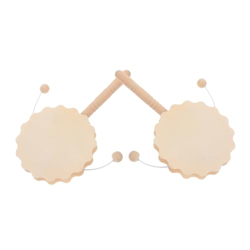 Homoyoyo 2Stücke Unvollendete Rasseltrommel Holz DIY Malset Für Unbemaltes Musikinstrument Kreativität Und Feinmotorik Robustes Und Geruchsneutrales Material Homoyoyo 2Stücke Unvollendete Rasseltrommel Holz DIY Malset Für Unbemaltes Musikinstrument Kreativität Und Feinmotorik Robustes Und Geruchsneutrales Material von Homoyoyo
