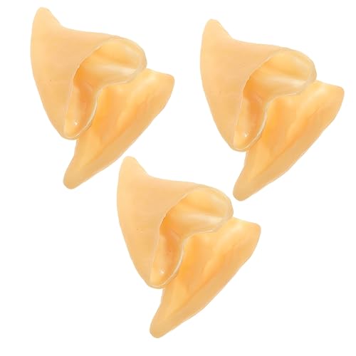 Homoyoyo 3 Paare Cosplay Elfenohren Fake Ohren Punk Stil Halterungen für Halloween Party Verkleidung Dekorative Feenohren für Karneval und Kostüme von Homoyoyo