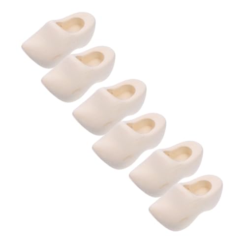 Homoyoyo 3 Paare Mini Puppenhaus Holzschuhe Holz Schuhmodelle DIY Dekoration Zubehör für Puppenhaus Miniatur Holzschuhe mit Glatter Oberfläche und Detaillierter Verarbeitung Homoyoyo 3 Paare Mini Puppenhaus Holzschuhe Holz Schuhmodelle DIY Dekoration Zubehör für Puppenhaus Miniatur Holzschuhe mit Glatter Oberfläche und Detaillierter Verarbeitung von Homoyoyo